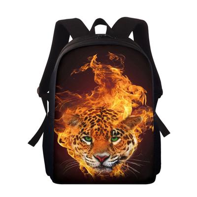 Kinder Schulranzen mit Löwen-Aufdruck, Laptoptasche, Gepard, für Mädchen und Jungen, Reiseaufbewahrung, Rucksäcke für Teenager, Alltagsrucksäcke