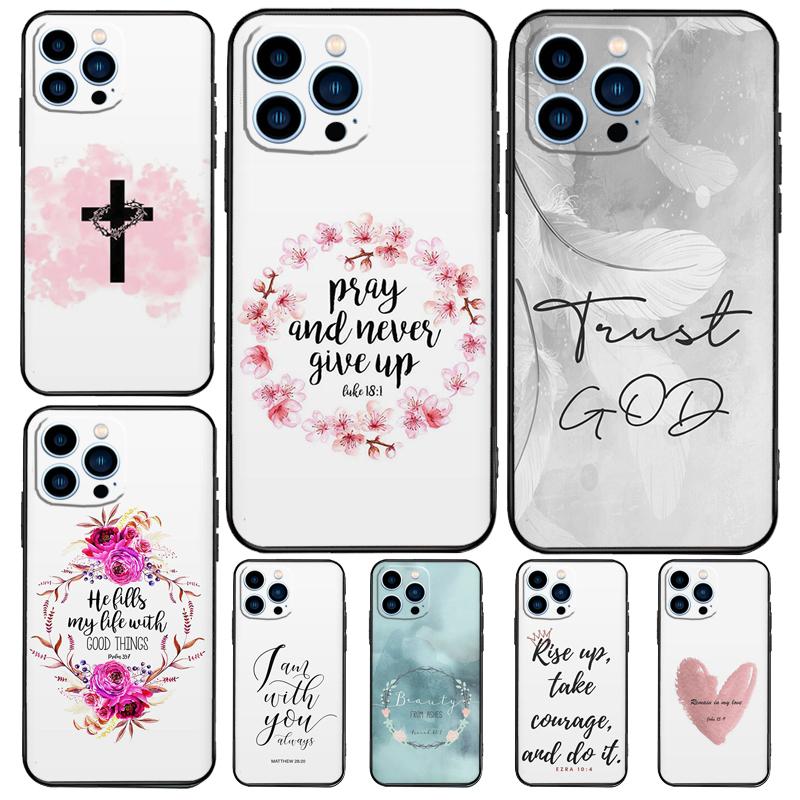 Bible Verse Faith Jesus cross Case For Samsung Galaxy A52 A53 A16 A26 A36 A56 A55 A35 A15 A32 A12 A33 A13 A14 A34 A54 A17