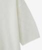 BLOND9 Cotton Diamond Open Collar Short Sleeve Knit_Ivory
