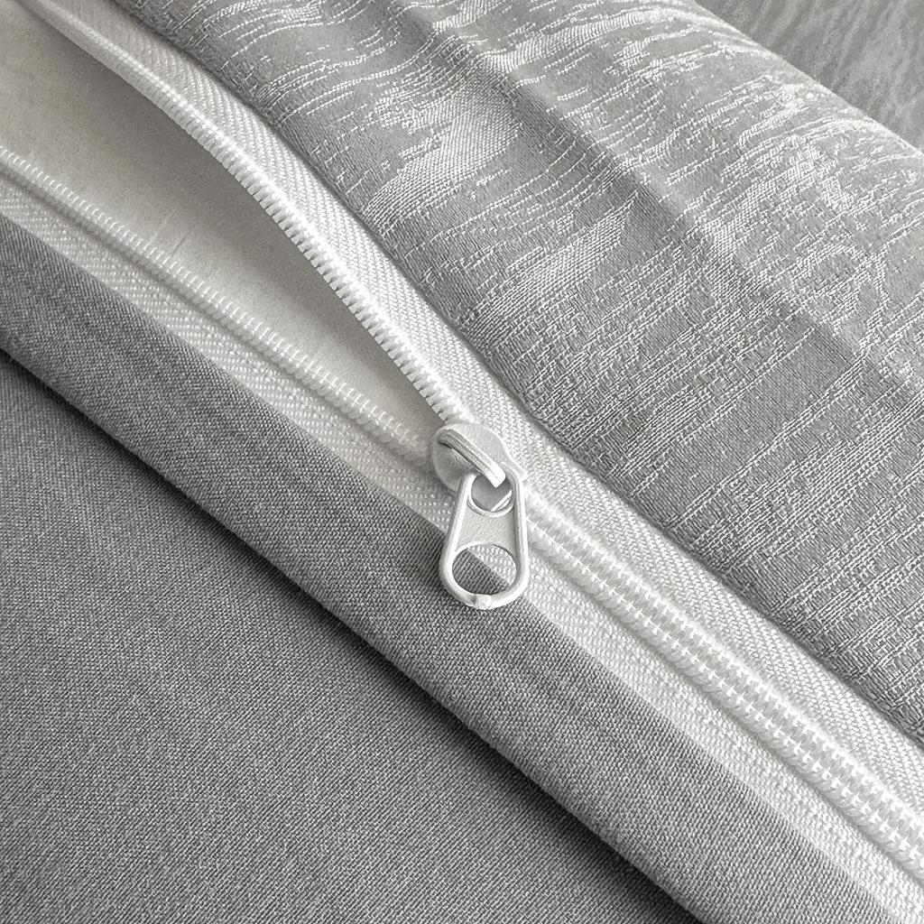 B & B Pure Washed Cotton Four-piece Set, High-grade Jacquard Skin-friendly Quilt Cover, Bed Sheet, Student Dormitory Three-piece Set