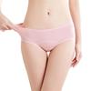 Women's 3 Pack Cotton Leakproof Period Underwear Middle Waist Comfortable Panties Blue Dark Grey Light Grey