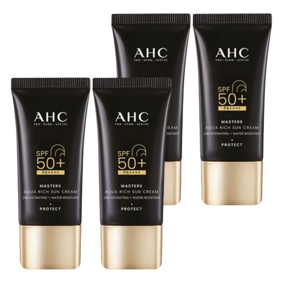 AHC Masters Aqua Rich Sun Cream SPF50+ PA++++ | Hydrating Daily Sunscreen