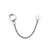 Stylish Wireless Earphones Titanium Steel Protective Chain Earrings for AirPods