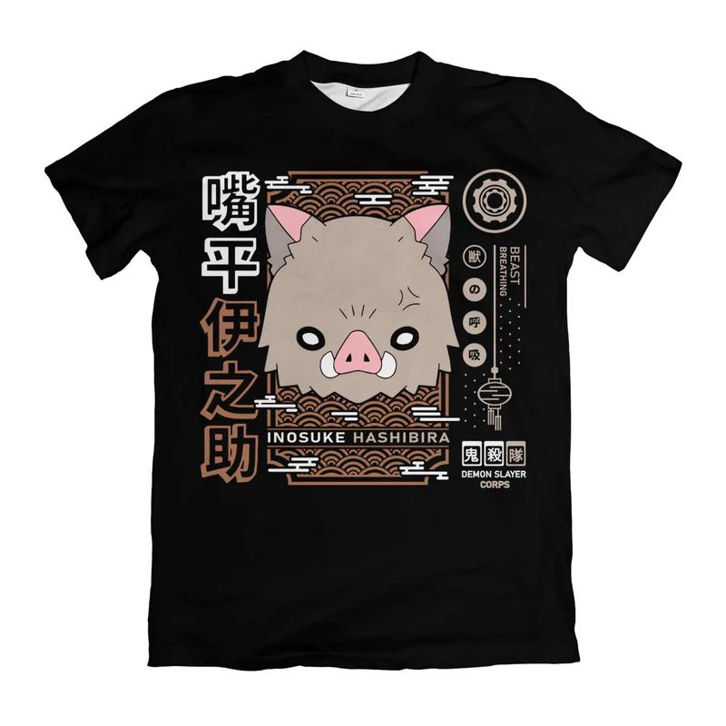 Demon Slayer QVersion Cotton TShirt for Adults and Children Nine Hashira Main Characters Anime Short Sleeve