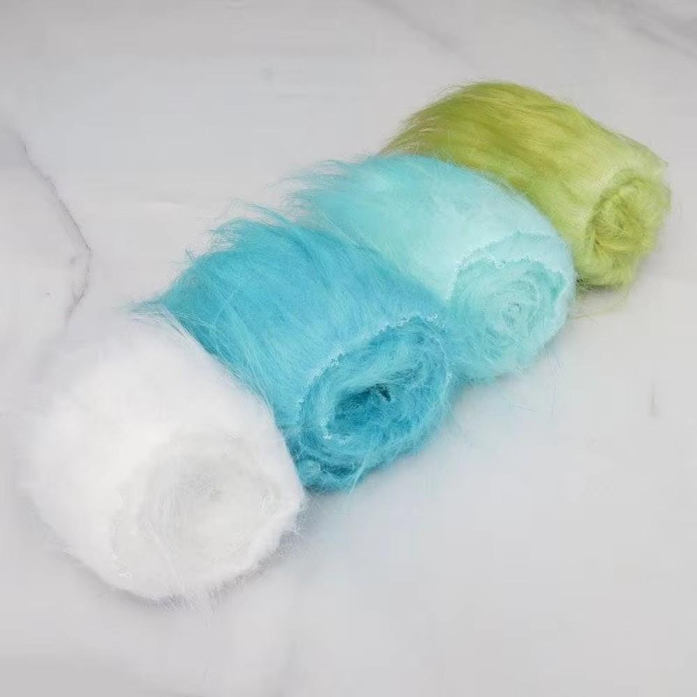 1,8M Zuschneide Stoff Plüsch Nähen Kostüm Streifen DIY Kunstpelz Band Bänder Heimdeko