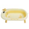 Baby Bathtub Folding Baby Temperature Sensing Bathtub Foldable Thicked Sitting Lying Bath Bucket for Daily Use