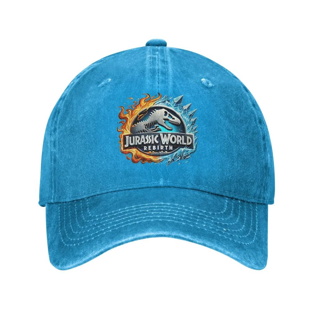 Film J-Jurassic W World Rebirth 2025 Sonnen-Baseballkappe Damen Herren Benutzerdefiniert DIY Hip Hop Hüte Sommer Klassische Sonnenschutz-Baseballkappen
