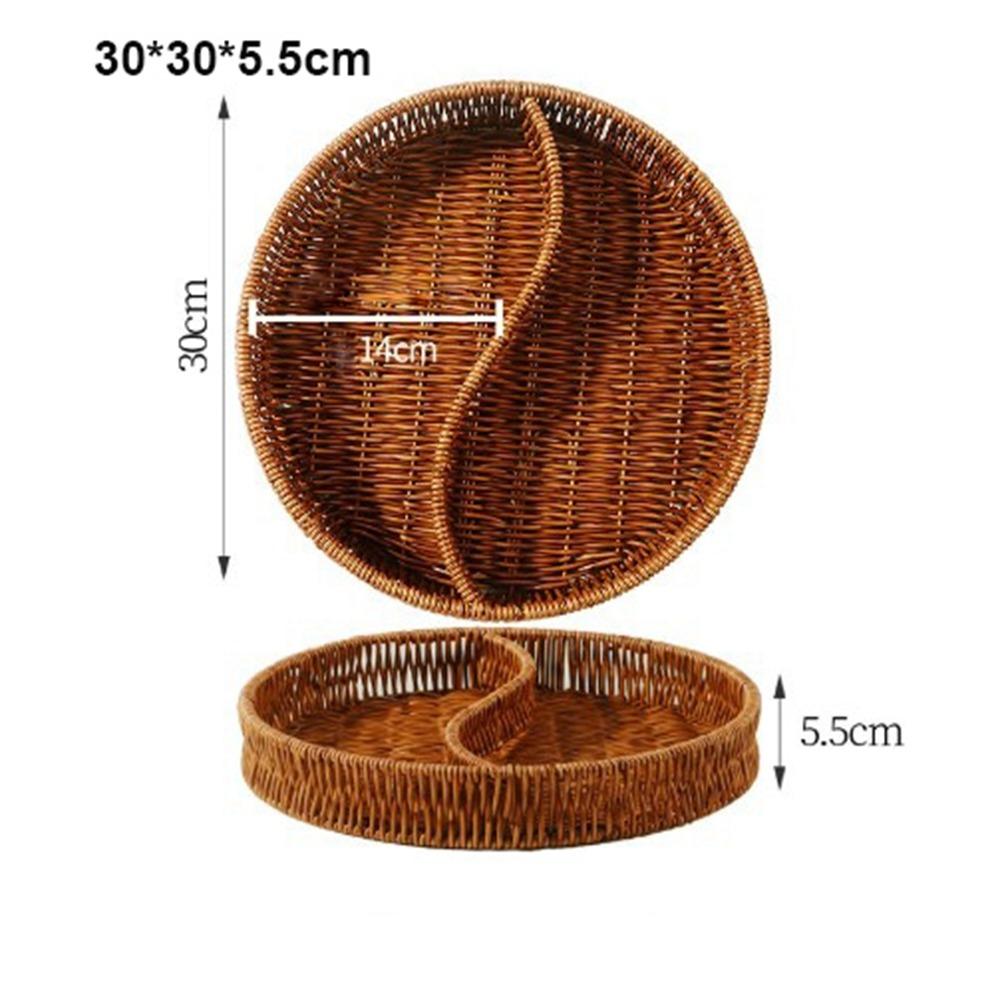 

Креативная плетеная корзина-сетка из искусственной лозы, квадратная, ручной работы, корзина для гарниров к хот-поту, 10 стилей, плетеная ротанговая подставка для хранения закусок