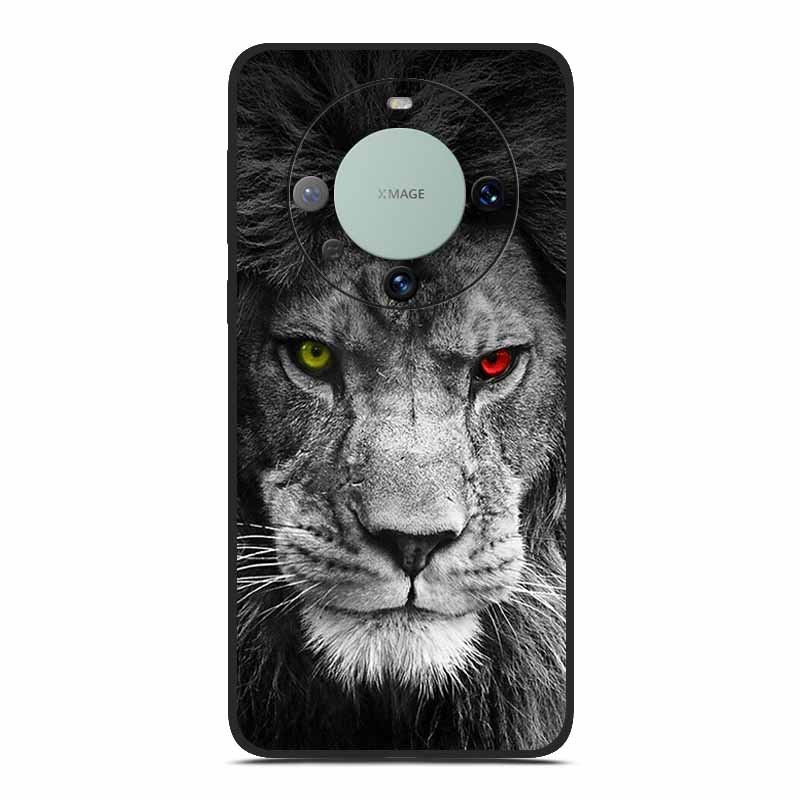 TPU Soft Phone Case for Huawei Mate 60 Funda Silicone Luxury Back Cover for Huawei Mate 60 pro Capa Animal Lion Dinosourus