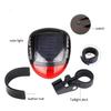 LED Solarbetriebenes Fahrradrücklicht Radfahren Sicherheit Rückleuchte Nachtfahrwarnung Rücklichter Power Bike Rückleuchte