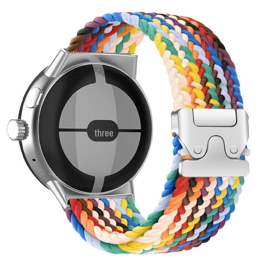Braided Nylon Paracord Watch Band for Google 41MM/45MM