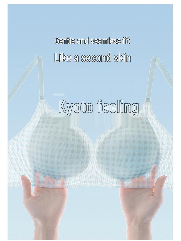 Seamless Women's Bra: Small Chest, Lightweight, Comfortable, Wire-Free, Breathable Cup, Extra Padding for Summer.