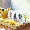 4 Piezas/Set Plantas Decoración Animal Botella Almacenamiento Especias Cocina Caja Condimentos Tarros Sal Pimienta Comino en Polvo Botellas Condimentos