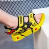 Children's Sandals 2025 Summer New Sports Sandals Primary School Students Middle School Boys Non-slip Deodorant Beach Shoes