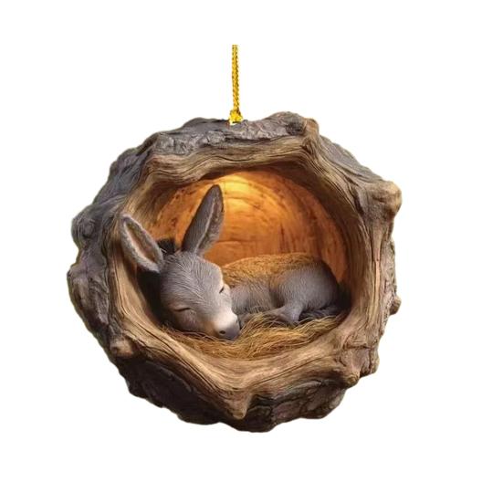 Forest Animal Acorn Ornaments Christmas Tree Decorations 2026 Acrylic Woodland Creature Hanging Ornaments for Home Decor Rustic Gifts