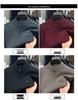 Men's Autumn/Winter Embroidered Knit Sweater: Zipper Stand Collar, Middle-aged Style, Fashionable & Thick, Versatile Warmth