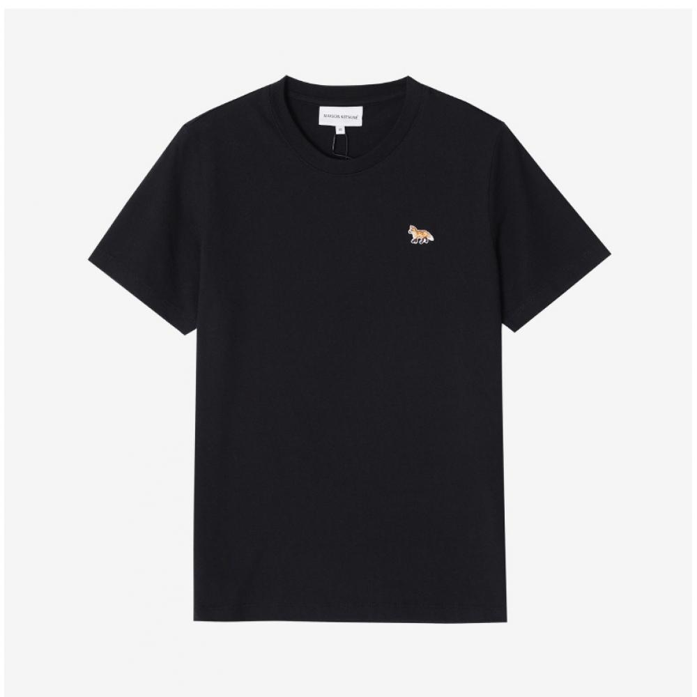 MaiSon KitSune Mw00110kj0008 P199 Baby Fox Patch Women S Short Sleeve Tee