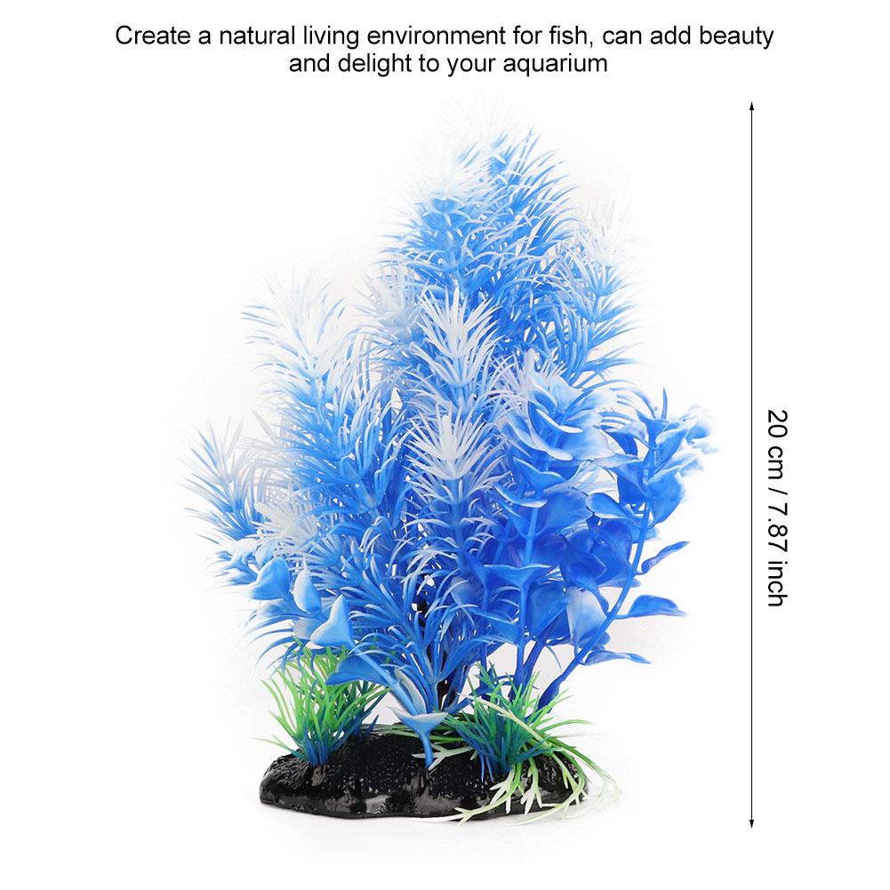 Coral Plant Ornament Vivid Artificial for Aquarium Underwater Fish Tank Garden Lands