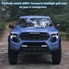 Front Side Grille Patch Decor Compatible With 2024 2025 2026 Toyota Tacoma - Enhances Truck'S Style  Fit 4Th Gen Tacoma Accessories Front Headlight