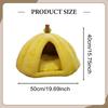 Cat Bed Cave Nest Shelter Comfortable Winter Warm Round Pet Sleeping House for Hamster Bunny