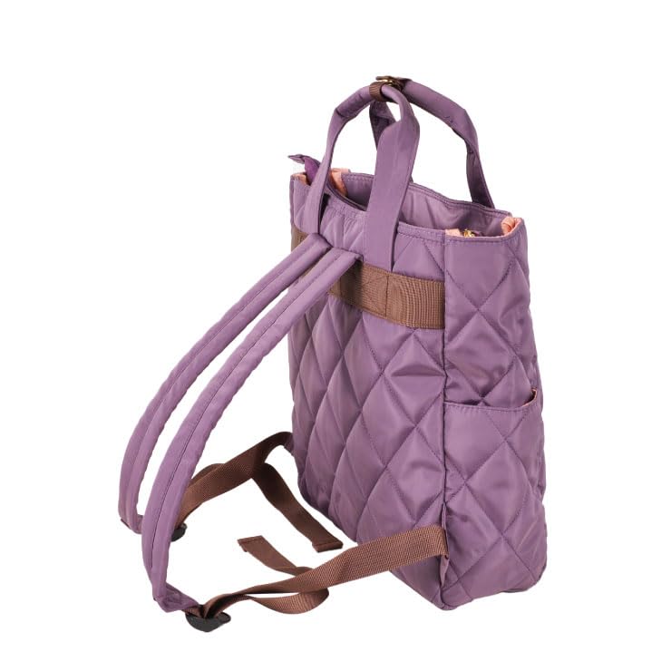 Stepprucksack 2-Wege, Lila, H30cm x B27.5cm x T9cm, 1405-PU