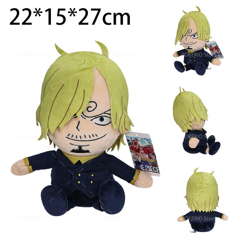 Original One Piece Plüschtier Gear 5 Luffy Sanji Brook Tony Tony Chopper Weiches Kuscheltier Kinder Echtes Anime-Geschenk