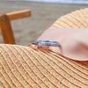 July Hawaiian Jewelry Ring, Men's and Women's Stainless Steel Ring, Surgical Stainless Steel, Unisex, Hypoallergenic, Can be worn all day, Silver, Siz