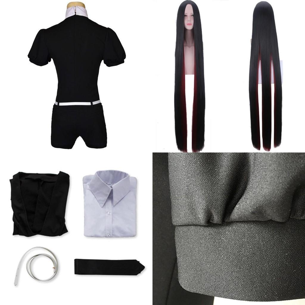 Stunning Anime Land Of The Lustrous Phosphophyllite Costume Set In Elegant Black Suit