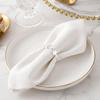6PCS Modern Star Napkin Buckle Gold/Silver Table Napkin Holder Moon Napkin Rings  Table Setting