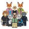 Nouvelle figurine d'animal jouet de construction figurine Nick Judy poupée à assembler jouet de construction pour enfants monde animal