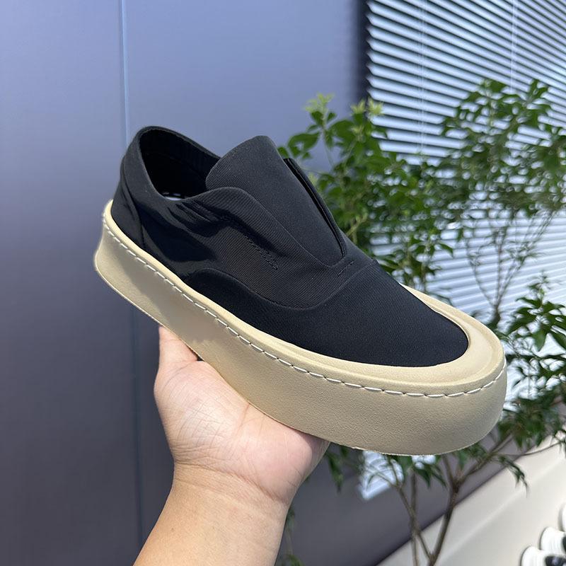 Sommer neue atmungsaktive Eis seide Stoff Freizeitschuhe dünner Stoff Segeltuchschuhe faule Schuhe jw