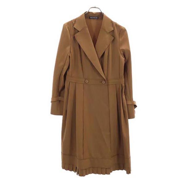 

FOXEY NEW YORK тренч Сделано в Японии Коричневый Плиссированный Женский Б/У