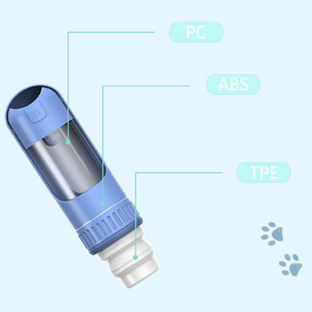Plastic Dog Water Bottle Leakage Proof Dog Feeder Bowl Dispenser  Travel
