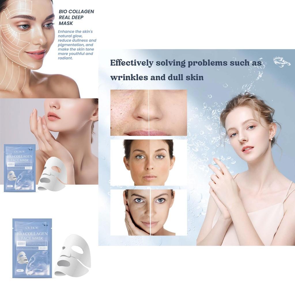 Ouhoe Hydrolyzed Collagen Face Mask For Deep Hydration And Moisturizing Anti-aging Benefits