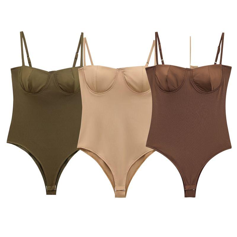 Zbzr Summer New Women clothes Western Style Niche Fashion Slim fit Silk Satin Texture Underwear Jumpsuit