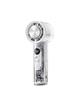 Ice Pack Handheld Turbo Fan - Compact High-Speed Steel Cooling with Transparent Design