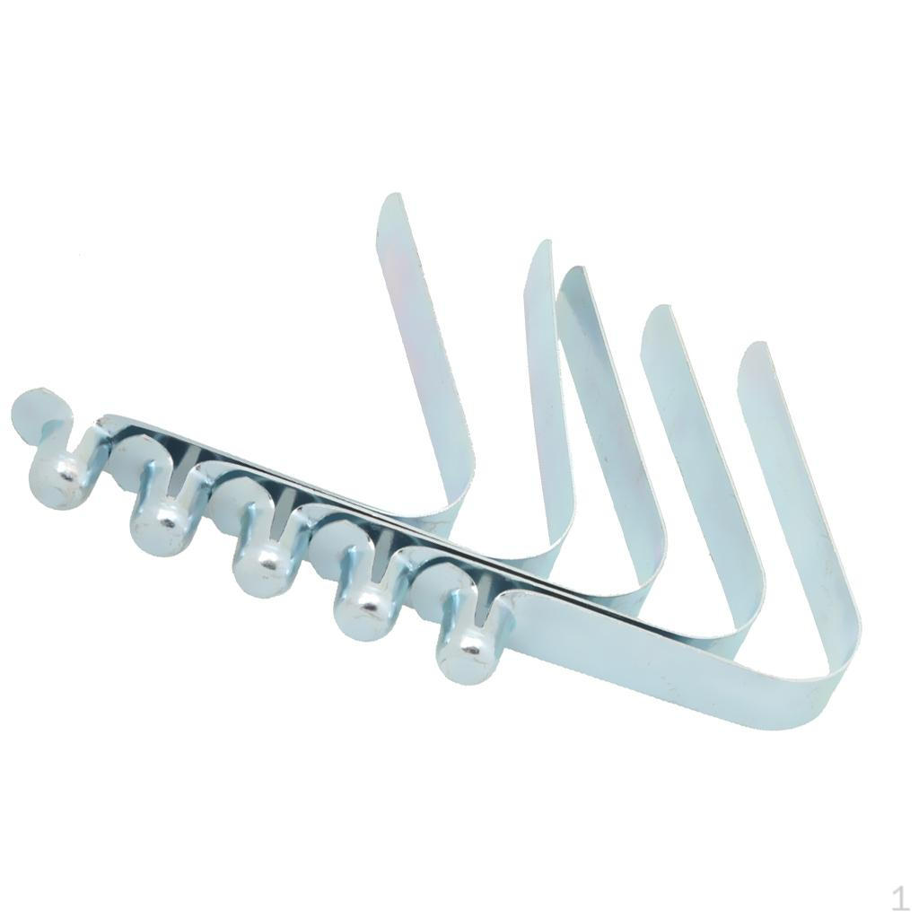 Stahlklemmen für Zeltstangen - 5er-Pack