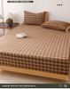 Cotton Fitted Sheet: Soft, Skin-Friendly, Moisture-Absorbing, Sweat-Wicking, Machine Washable Mattress Protector