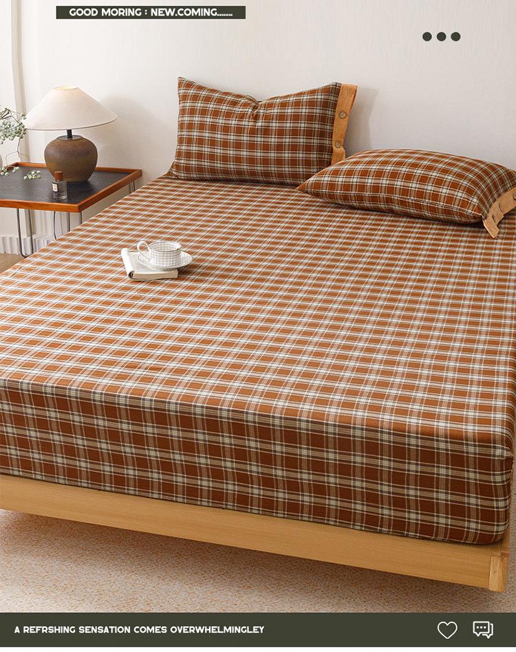 Cotton Fitted Sheet: Soft, Skin-Friendly, Moisture-Absorbing, Sweat-Wicking, Machine Washable Mattress Protector