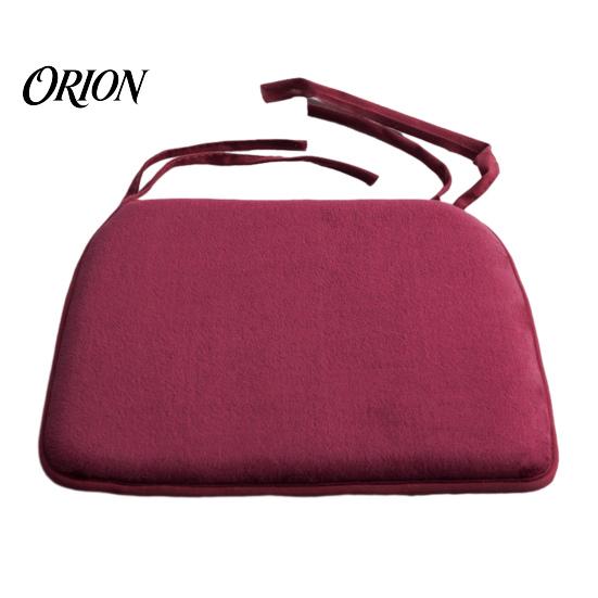 Anti-slip Thickened Buttock Relief Pad Plush Chair Cushion with Ties, Soft Cozy Non-slip Seat Cushion, 15.75" for Hard Seats x Warm Office Dining