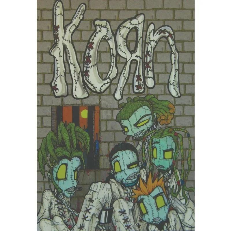 

Обложка музыкального альбома рок-группы Korn, печать постера на холсте, настенная картина для гостиной, спальни, бара, кофейни, домашнего декора, акцент 21cm×30cm NoFrame