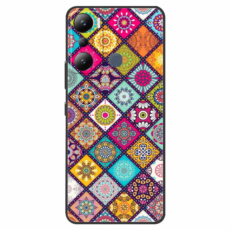 For Infinix Hot 20i Case Hot12i X665C Shockproof Soft Silicone TPU Back Cover For Infinix Hot 20i 20 I X665E Phone Cases 6.6"
