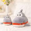 Stuffed Plush Animal Toys Anime Shark Captain Cute Dolls Educational Baby Toys Simulated Shark Children Gift