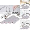 13a British Power Strip With 3 Meter Extension Cord And Multiple Outlets For Enhanced Convenience