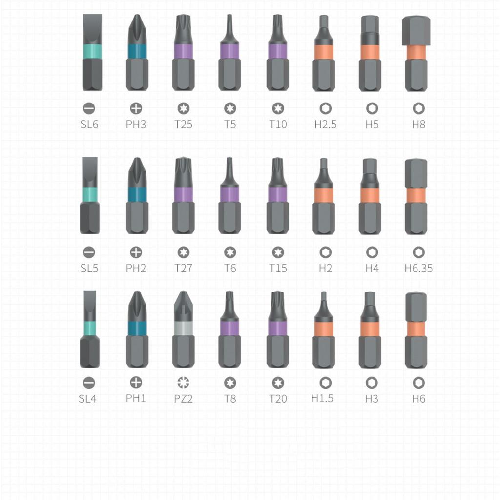 Ratchet Screwdriver Set 24 In 1 Multifunctional Household Screwdriver Tool Combination Set