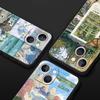 Claude Monet Art Phone Case For iPhone 17 16 15 Pro Max 11 12 13 14 7 8 Plus SE 2020 X XR XS Cover Soft Black