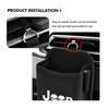 Car Air Vent Outlet Storage Bag Door Side Key Storage Box For Jeep Grand Cherokee Wrangler JK Renegade Gladiator Compass