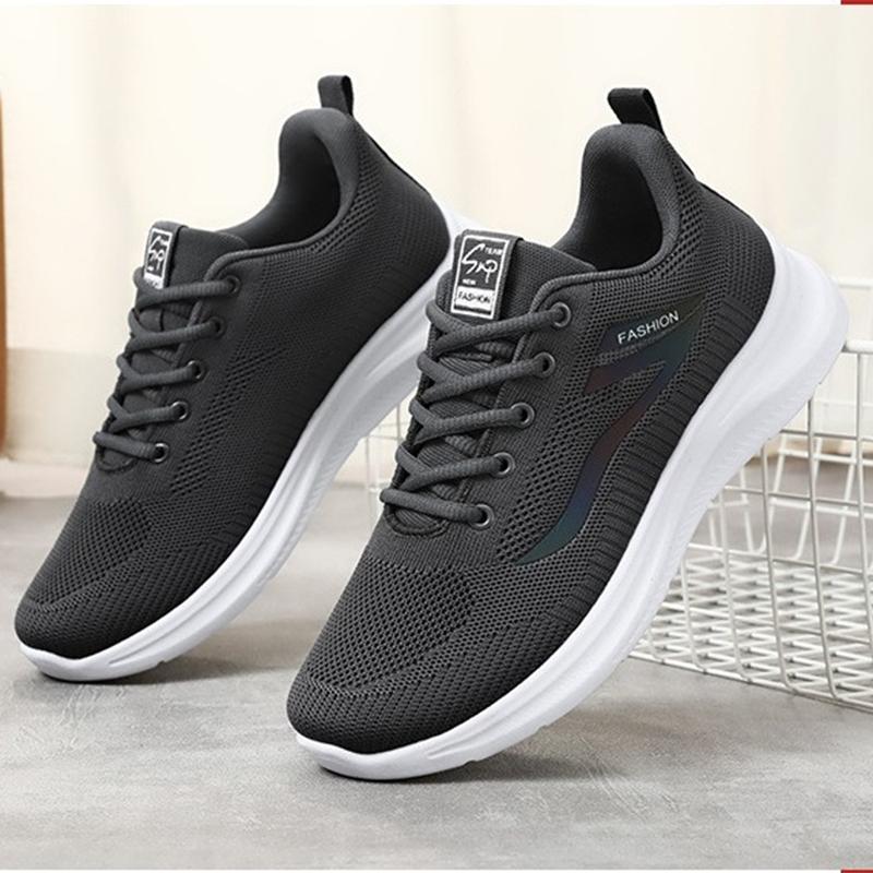 Men'S Casual Light Mesh Sports Shoes Summer Breathable Cool Running Shoes Fashion Soft Sole Comfortable Non Slip Male'S Sneakers