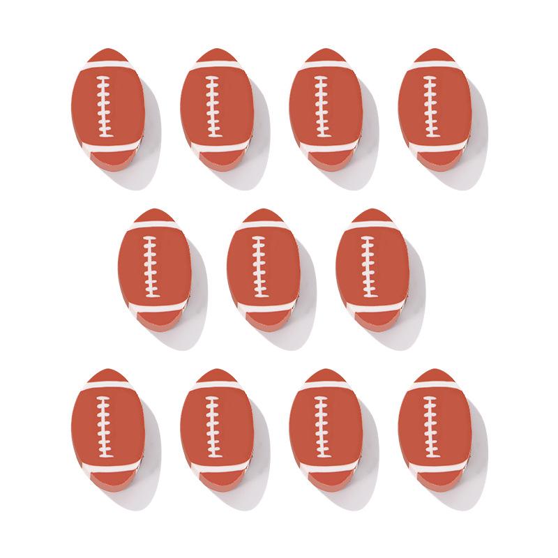 Creative Cartoon Sports Erasers: Football & Basketball Styles for Kids' Stationery
