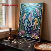 Pearl Painting Kit Seahorse Theme Frameless Handicraft DIY Bedroom Decoration Living Room Wall Art Room Decoration Art Craft Decoration